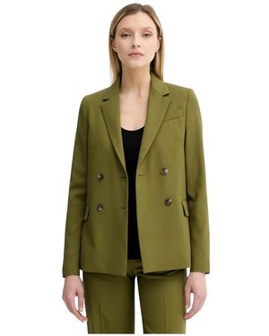 Paul Smith Dubbelrijige Wollen Blazer - Groen