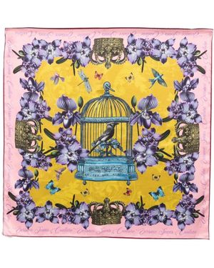 Versace Jeans Couture Silk Scarves - Purple