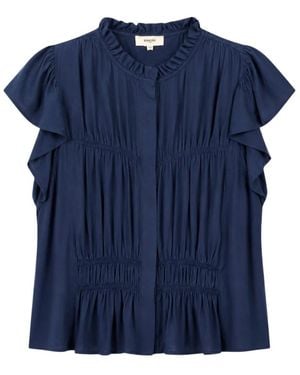 Suncoo Overhemden ,Blauw ,Blouses