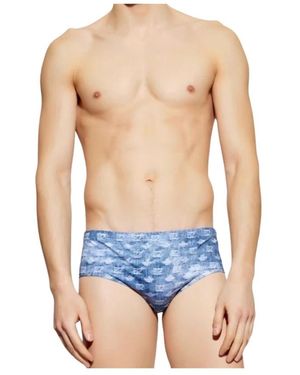 DSquared² Badmode ,Blauw ,Nylon Zwemshort