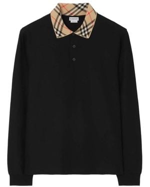 Burberry Polo Shirts - Negro