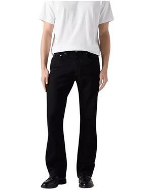 Levi's Jeans ,Zwart ,Katoen 527 Slim Bootcut Jeans