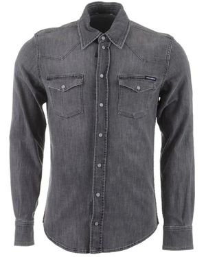 Dolce & Gabbana Denim Shirts - Grey