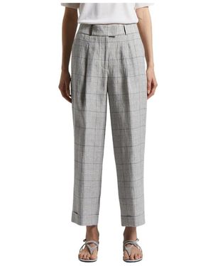 Peserico Straight Trousers - Grigio