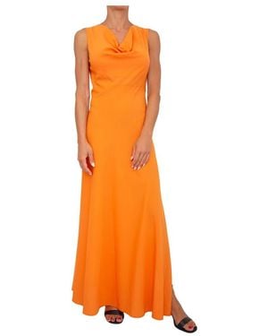 Twinset Maxi Dresses - Orange