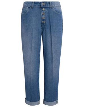 Dondup Koons Cropped Jeans - Blauw