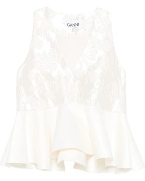 Ganni Topjes - Wit