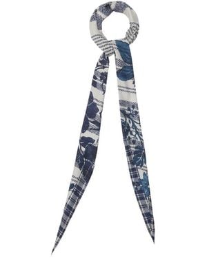 Pierre Louis Mascia Silky Scarves - Blu