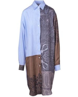 Pierre Louis Mascia Shirt Dresses - Azul