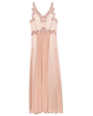 Alberta Ferretti 0170 Abito Lungo - Roze