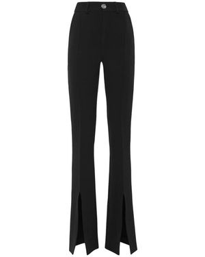 Philipp Plein Wide Trousers - Black