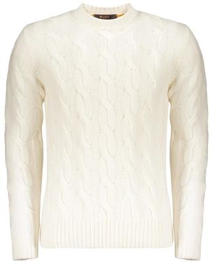 Moorer Round-Neck Knitwear - Wit