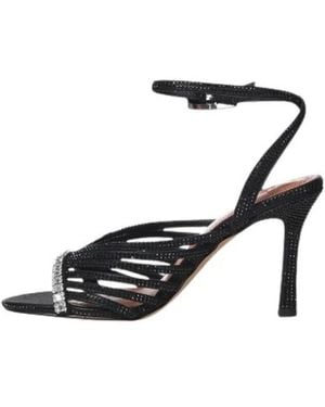 Kurt Geiger Schoenen ,Zwart ,Crystal Strappy Hak