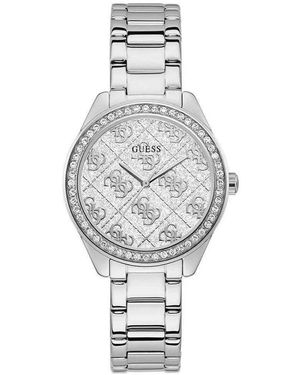 Guess Accessoires ,Grijs ,Gw 0001L1 Horloge - Metallic