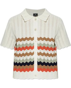 Paul Smith Cardigan Met Korte Mouwen - Wit
