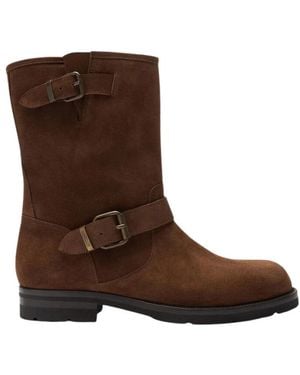 SCAROSSO Ankle Boots - Brown