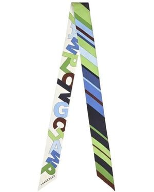 Longchamp Winter Scarves - Azul