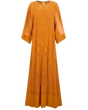 Alberta Ferretti Maxi Dresses - Orange