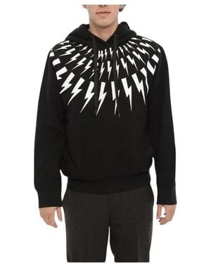 Neil Barrett Hoodies - Black