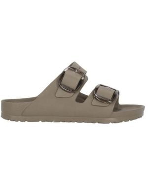 Birkenstock Sliders - Brown