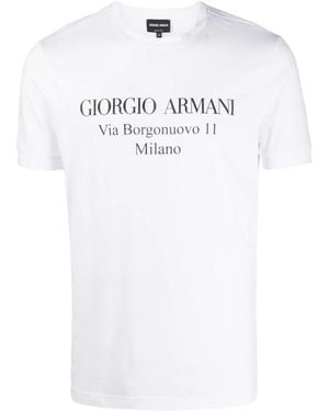 Giorgio Armani T-Shirts - White