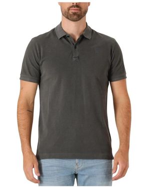 G-Star Tops ,Grijs ,Zwarte Slim Polo Voor