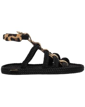 Bohonomad Flat Sandals - Noir
