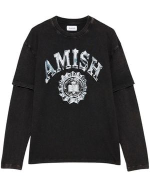 AMISH T-Shirts - Nero