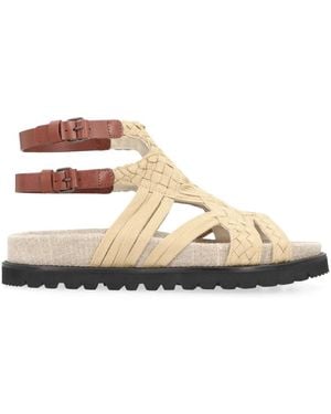 Alberta Ferretti Flat Sandals - Natural