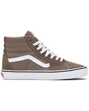 Vans Fitness ,Bruin ,Suède Sk 8-Hi Skate 2 - Grijs
