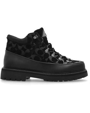 COACH Lace-Up Boots - Nero