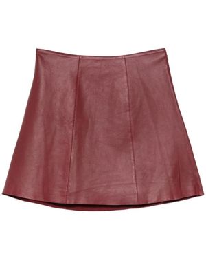 By Malene Birger Leather Skirts - Red