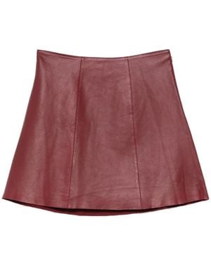 By Malene Birger Leather Skirts - Red