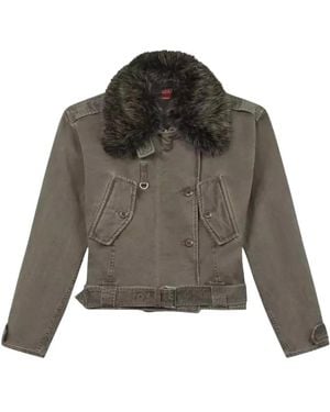 KENZO Light Jackets - Gray