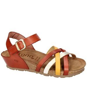 Yokono Monaco-245 Keilsandalen - Braun