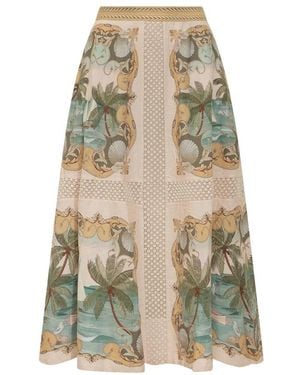 FARM Rio Maxi Skirts - Green
