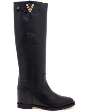 Via Roma 15 High Boots - Azul