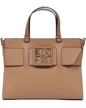 ARMANI EXCHANGE Tote Bags - Marrone