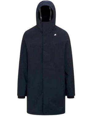 K-Way Jassen ,Blauw ,Polyester Thomas Bonded Jacket