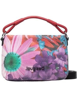 Desigual Schwarze Otterlo Umhängetasche - Pink