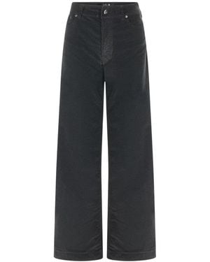 Lois Broeken ,Zwart ,Wijde Broek - Grijs