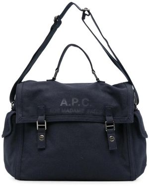 A.P.C. Recuperation Satchel - Blau