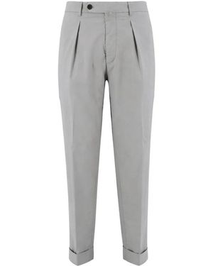 BERWICK 1707 Cropped Trousers - Grey