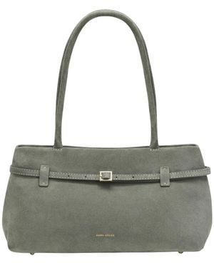 MANU Atelier Tassen ,Groen ,Suède Le Cambon East West