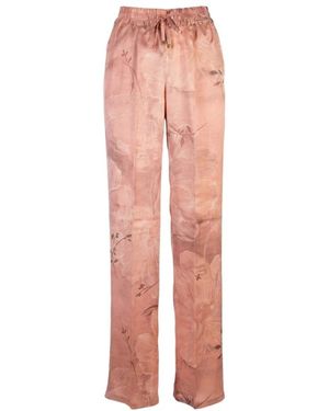 Kiton Wide Trousers - Rosa