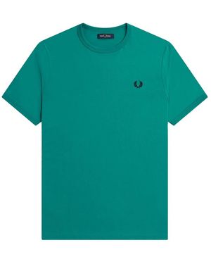Fred Perry T-Shirts - Green