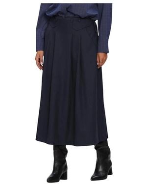 co'couture Lunacc Pocket Pleat Rock - Blau