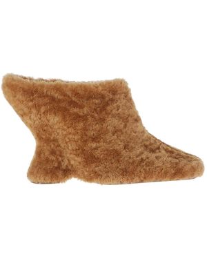 Dries Van Noten Heeled Mules - Marrone
