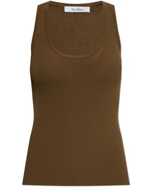 Max Mara Sleeveless Tops - Verde
