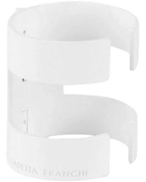 Elisabetta Franchi Accessoires ,Wit ,Rigide Armband Met Logo